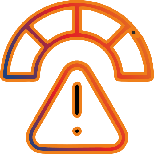 Risk management or risk assessment icon