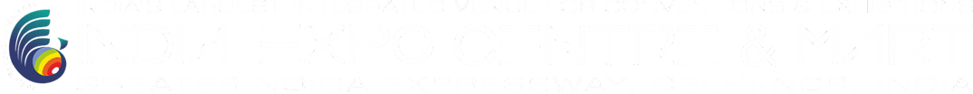 India Expo Centre & Mart White Logo